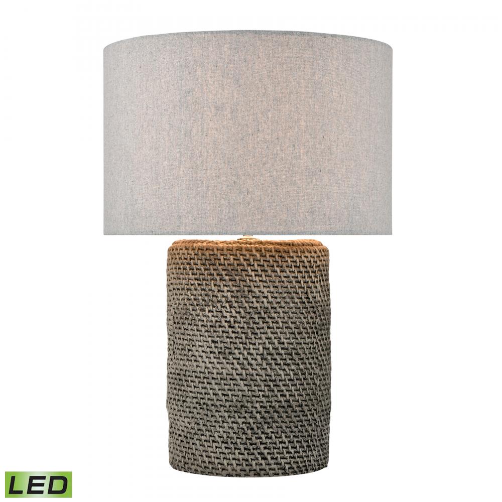 Wefen 24&#39;&#39; High 1-Light Table Lamp - Gray - Includes LED Bulb