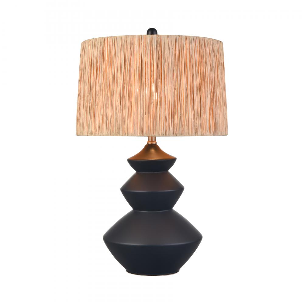 Lombard 27&#39;&#39; High 1-Light Table Lamp - Black