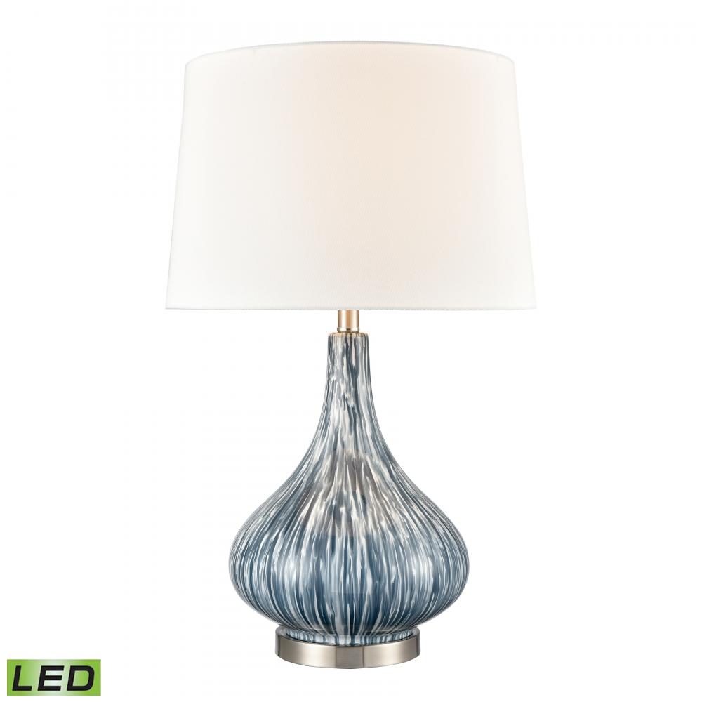 Northcott 28&#39;&#39; High 1-Light Table Lamp - Blue - Includes LED Bulb