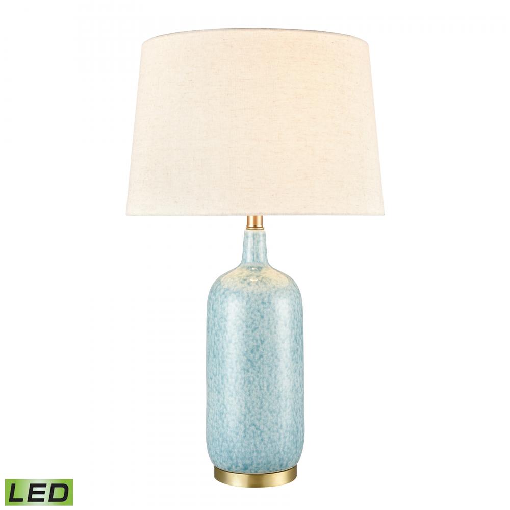 Port Isabel 28&#39;&#39; High 1-Light Table Lamp - Blue - Includes LED Bulb