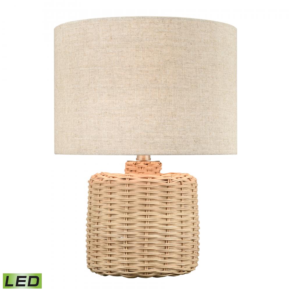 Roscoe 18&#39;&#39; High 1-Light Table Lamp - Natural - Includes LED Bulb