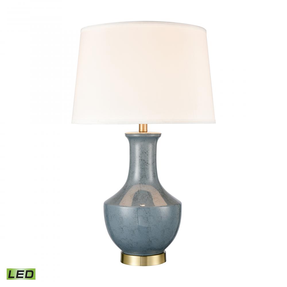 Nina Grove 28&#39;&#39; High 1-Light Table Lamp - Blue - Includes LED Bulb
