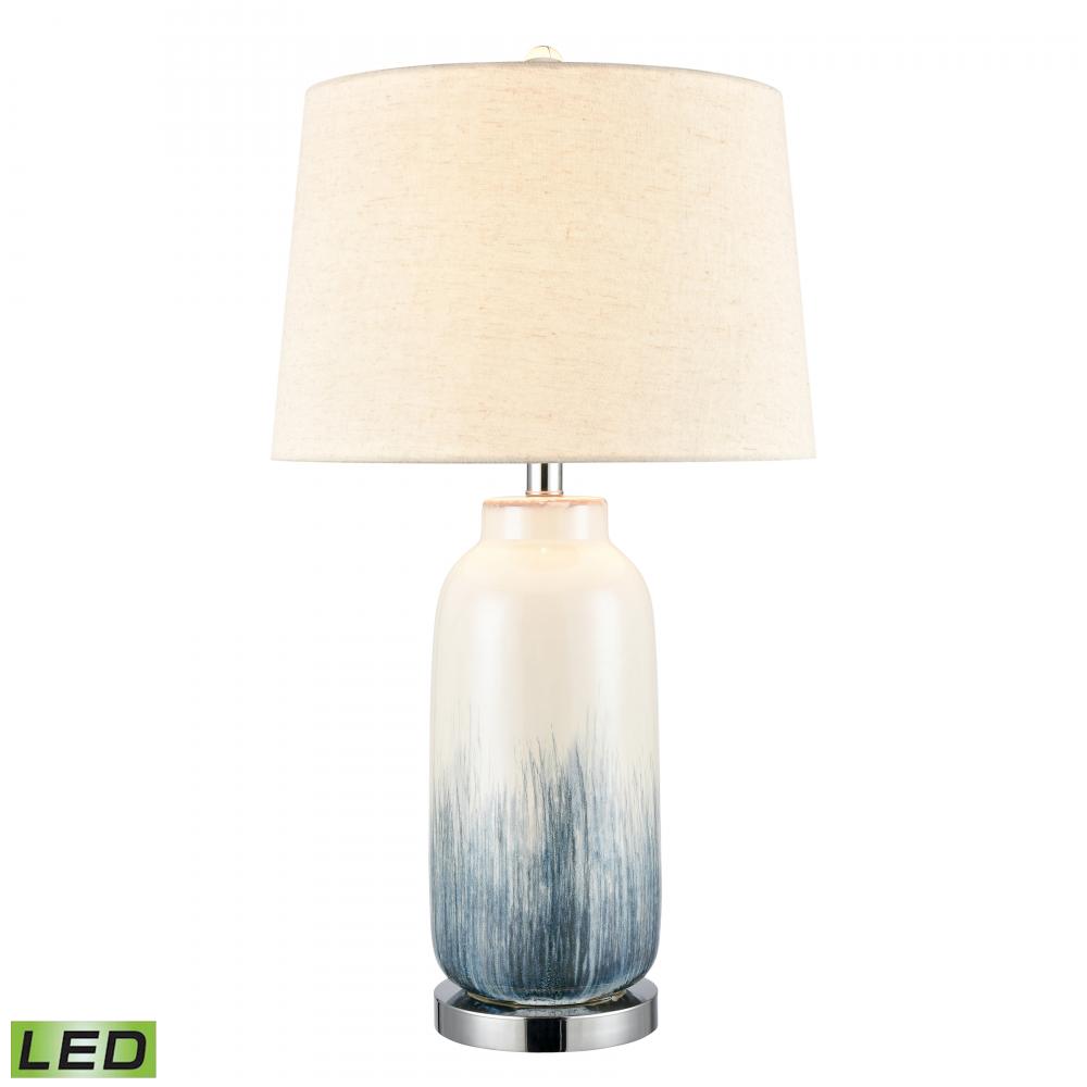 Cason Bay 27&#39;&#39; High 1-Light Table Lamp - Blue - Includes LED Bulb