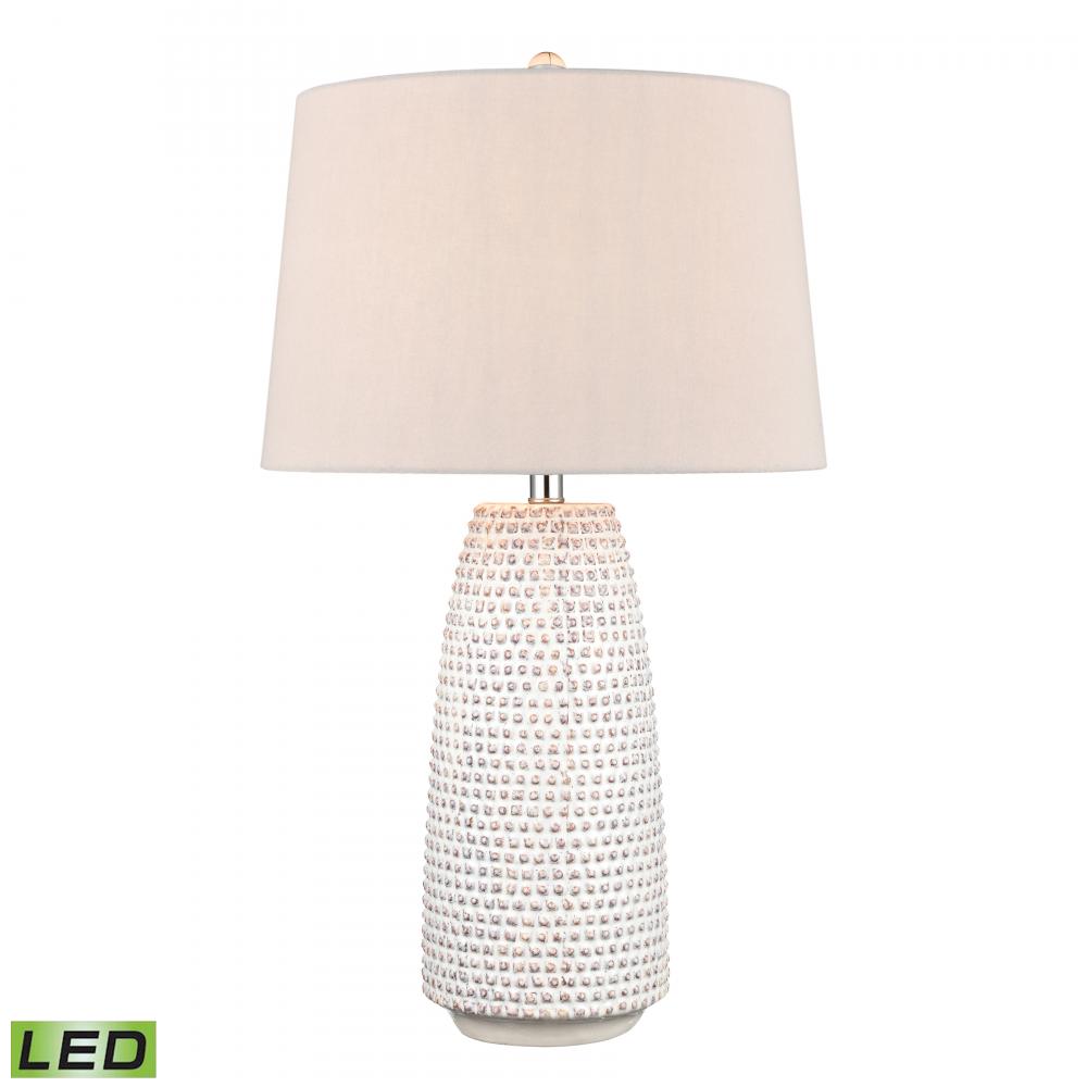 Copeland 29&#39;&#39; High 1-Light Table Lamp - White - Includes LED Bulb