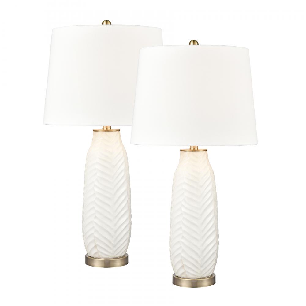 Bynum 29&#39;&#39; High 1-Light Table Lamp - Set of 2 White