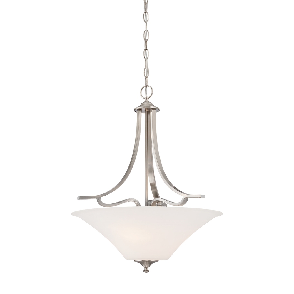 Thomas - Treme 20&#39;&#39; Wide 3-Light Pendant - Brushed Nickel