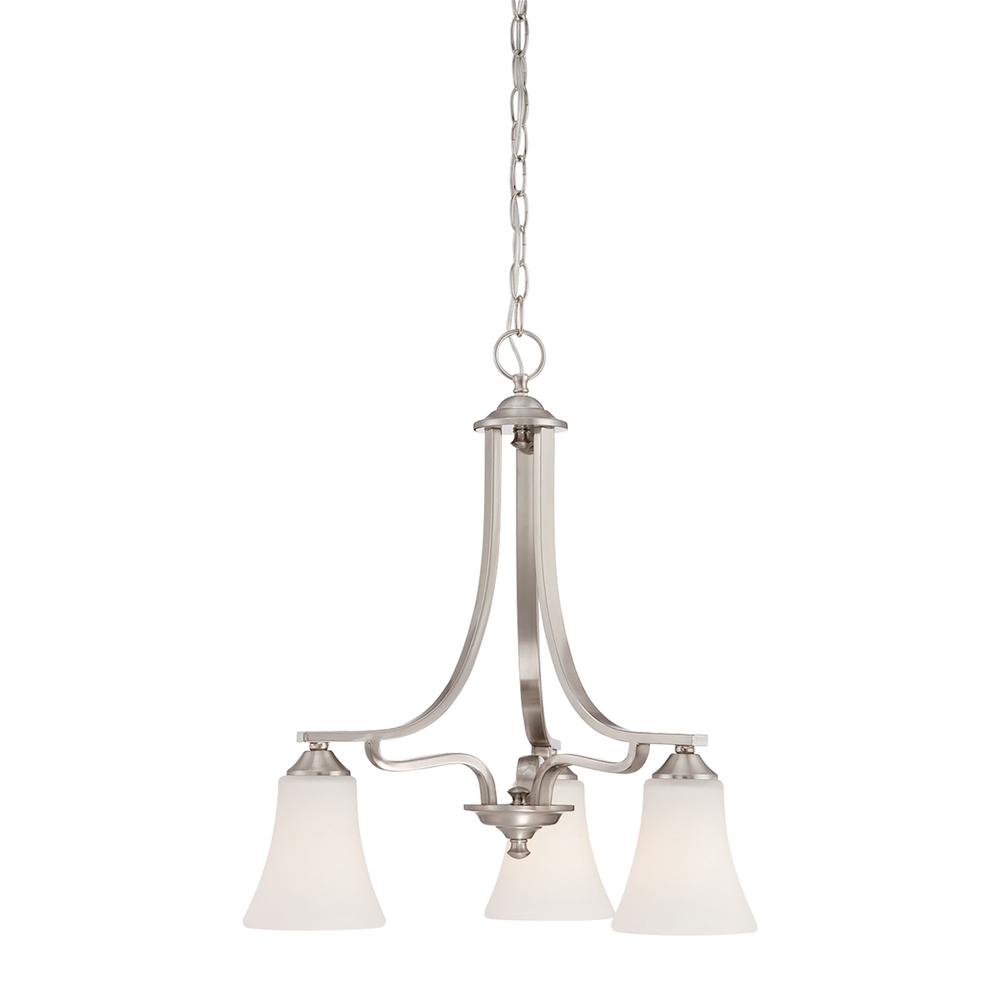 Thomas - Treme 3-Light Chandelier in Brushed Nickel