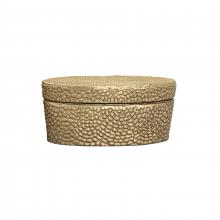 ELK Home H0807-10657 - Oval Pebble Box - Small Brass
