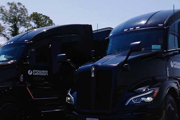 Transport Fleet Image of the Power Design transportation fleet
