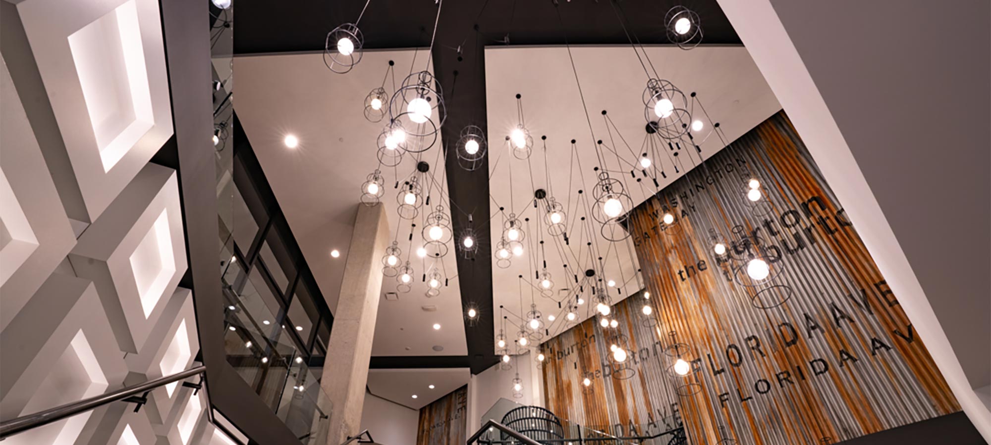 Lighting application in foyer